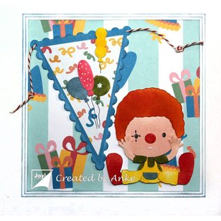 Joy!Crafts Snijstencil - Dendennis Party - Feestaccessoires