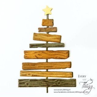 Joy!Crafts Snij-embosstencil - Silent Night - Deco Kerstboom