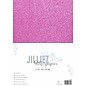 Jilliez Jilliez Papierset A4 glitter 3 vel Fuchsia