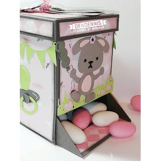 Joy!Crafts Scrap Box Stencil - Noor -  Candy Dispenser