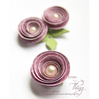 Joy!Crafts Snijstencils (2st) - Oprol rozen spiraal