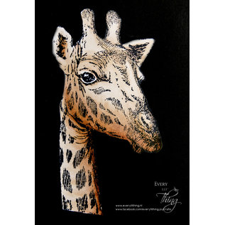 Joy!Crafts Clear stempel - Giraffe-Out of Afrika