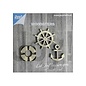 Joy!Crafts Woodsters - Figuren hout: anker - reddingsboei - stuurwiel