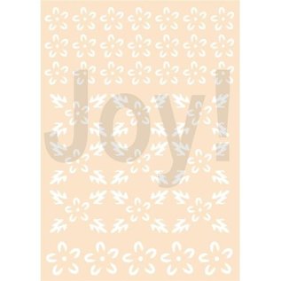 Joy!Crafts Polybesastencil - Bloemen-achtergrond