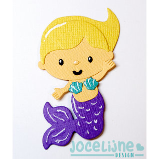 Snij-emb.stencil - Jocelijne - Zeemeermin - Kleine Suze