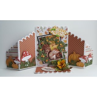 Joy!Crafts Polybesa-stencil - Kaartmodel geschulpt