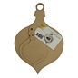 MDF kerstbal