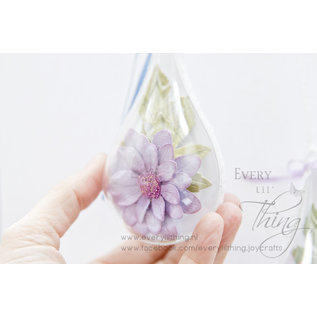 Joy!Crafts Transparante druppel 2 stuks