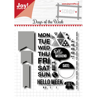 Joy!Crafts Scrap Stansmal & Stempels - Noor - Days of the week