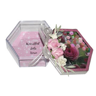 Joy!Crafts Transparant diamant / hexagon doosje