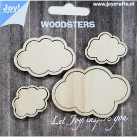 Joy!Crafts Woodsters - Wolken -  voor schudkaarten + deco