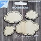 Joy!Crafts Woodsters - Wolken -  voor schudkaarten + deco