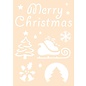 Joy!Crafts Polybesa stencil - Merry Christmas