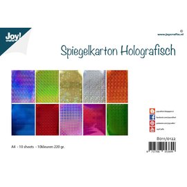 Joy!Crafts Spiegelkarton Holografisch - 10 design-10 kleuren