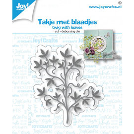 Joy!Crafts Stans-debossing mal - Takjes met blaadjes