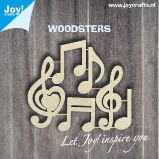 Joy!Crafts Woodsters - Muzieknoten