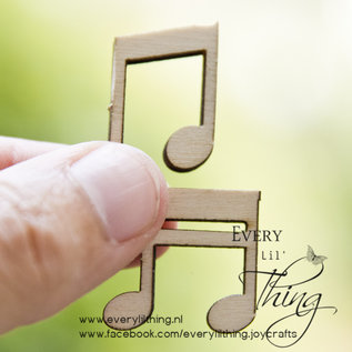 Joy!Crafts Woodsters - Muzieknoten