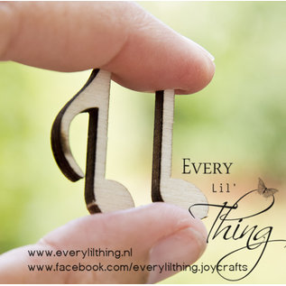 Joy!Crafts Woodsters - Muzieknoten