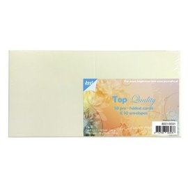 Joy!Crafts Joy! Crafts TOP Quality Kaarten 135X135 en Enveloppen Creme