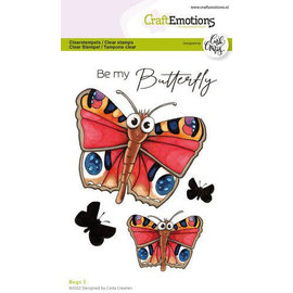 CraftEmotions CraftEmotions clearstamps A6 - Bugs 5 Carla Creaties (01-22)