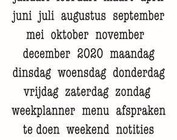 Stempels voor Planners