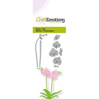 CraftEmotions CraftEmotions Die - orchidee met lange steel 3D