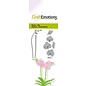 CraftEmotions CraftEmotions Die - orchidee met lange steel 3D