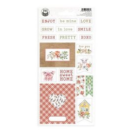 Piatek13 Piatek13 - Chipboard sticker sheet Farm Sweet Farm 01