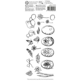 CraftEmotions Clearstamps Slimline - Paaseieren GB Dimensional stamp