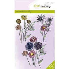 CraftEmotions CraftEmotions clearstamps A6 - Droogbloemen GB Dimensional stamp