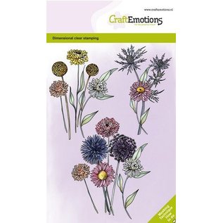 CraftEmotions CraftEmotions clearstamps A6 - Droogbloemen GB Dimensional stamp