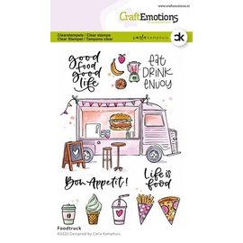 CraftEmotions Clearstamp A6 - Foodtruck