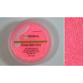 CraftEmotions Foamball clay - roze
