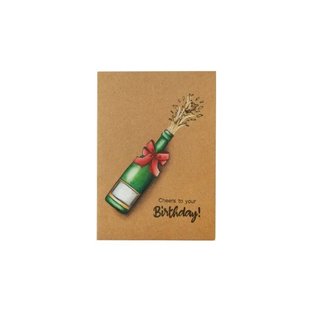Studio Light Clear Stamp Champagne By Laurens nr.350 BL-ES-STAMP350 A7