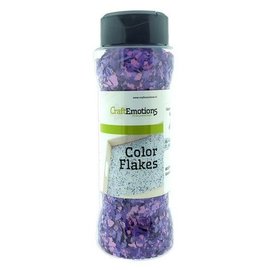 CraftEmotions Color Flakes - Graniet Violet