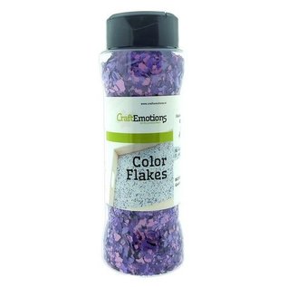 CraftEmotions Color Flakes - Graniet Violet Paint flakes 90gr