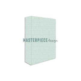 Masterpiece Design Memory Planner album 6x8 - Turqoise tekst  6-rings