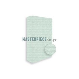 Masterpiece Design Memory Planner album 4x8 - Turqoise tekst 6-rings