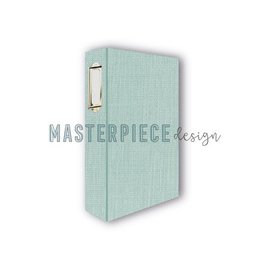 Masterpiece Design Memory Planner album 4x8 - Linnen Turqoise 6-rings