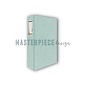 Masterpiece Design Memory Planner album 4x8 - Linnen Turqoise 6-rings MP202035 Linnen