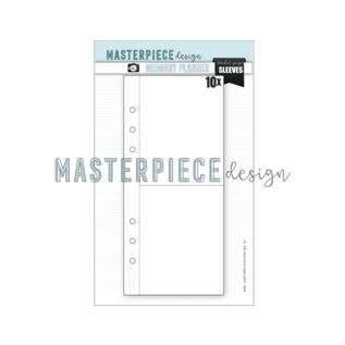 Masterpiece Design  P-Pocket Page sleeves-4x8 design B 10st