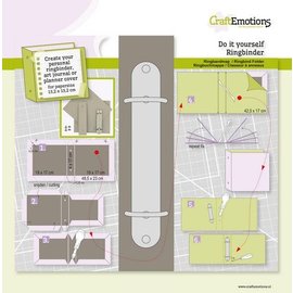 CraftEmotions Ringband planner- 15x15 cm- DIY  pakket