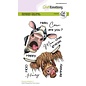 CraftEmotions Clearstamps A6 - Funny animals 2 (EN) Carla Creaties