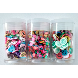 CraftEmotions Tiny Shapes - 3 tubes - Basics