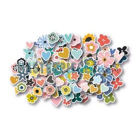 Masterpiece Design Die-cuts 24/7 bloemen & harten