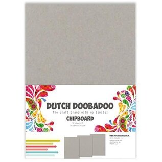 Dutch Doobadoo Greyboard 10 stuks A5