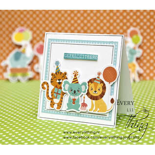 Dutch Doobadoo Crafty Kit XL Time to Party  30,5x30,5cm