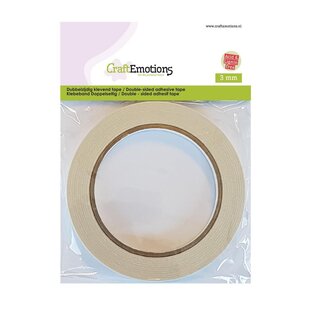 CraftEmotions Dubbelzijdig klevend tape 3mm