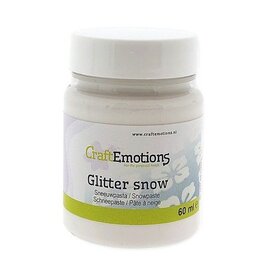 CraftEmotions Pasta Glitter snow