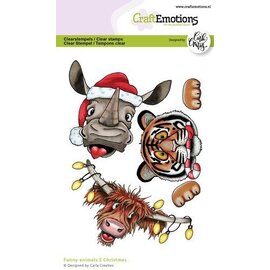 CraftEmotions Clearstamps A6 - Funny animals 5